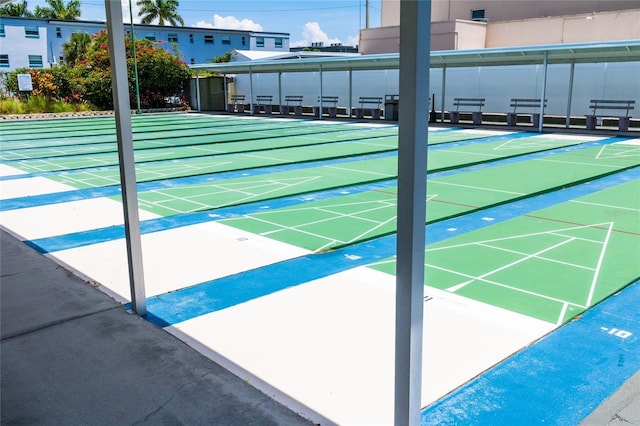 surrounding community featuring shuffleboard