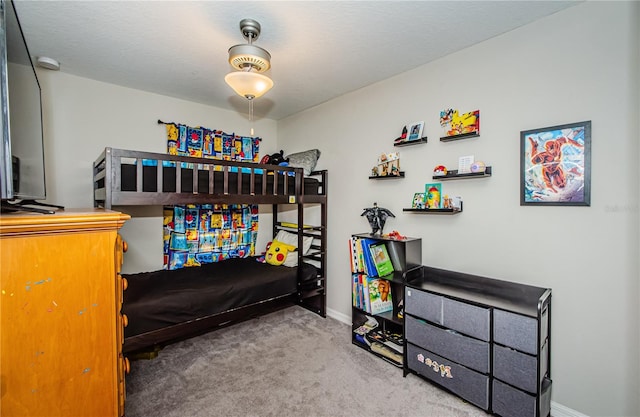 bedroom featuring carpet flooring