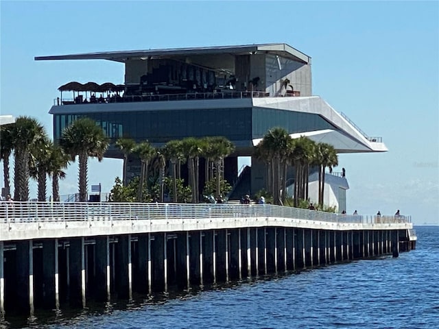 view of property featuring a water view