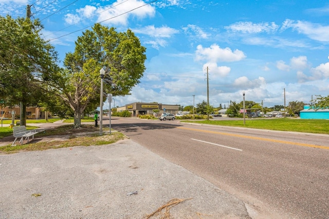 view of road