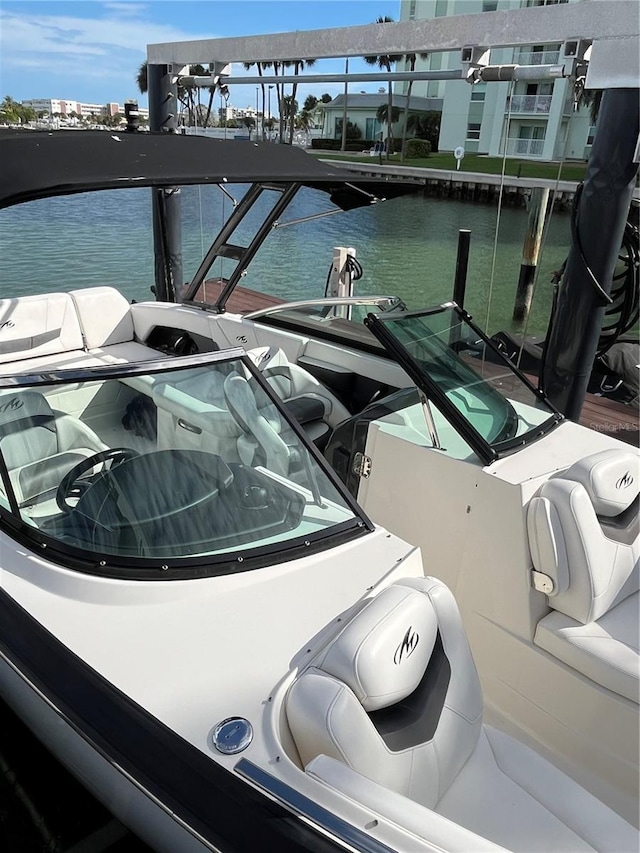 440 64th Ave, St Pete Beach, FL 33706 - dock area featuring a water view