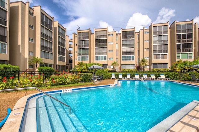 view of swimming pool