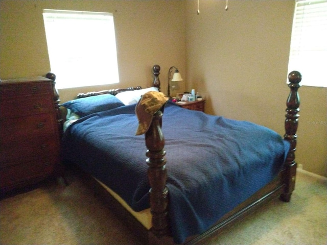 bedroom featuring carpet floors