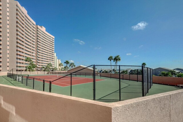 view of sport court