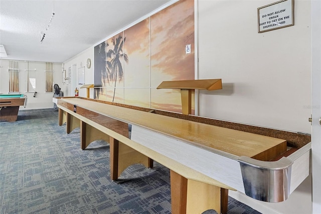 3128 59th St S Unit 214, Gulfport, FL 33707 - rec room featuring pool table and carpet flooring