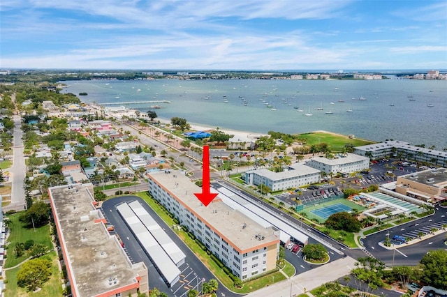 3128 59th St S Unit 214, Gulfport, FL 33707 - drone / aerial view of a large body of water