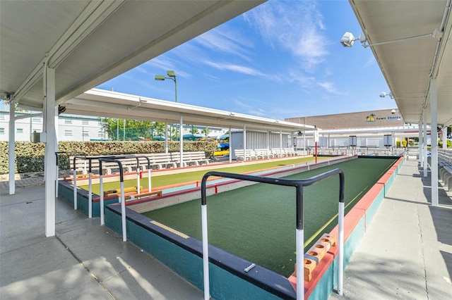 3128 59th St S Unit 214, Gulfport, FL 33707 - view of property's community featuring a bocce ball area