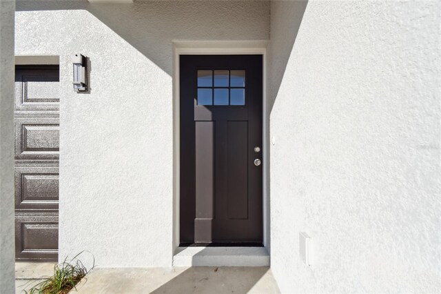 view of entrance to property