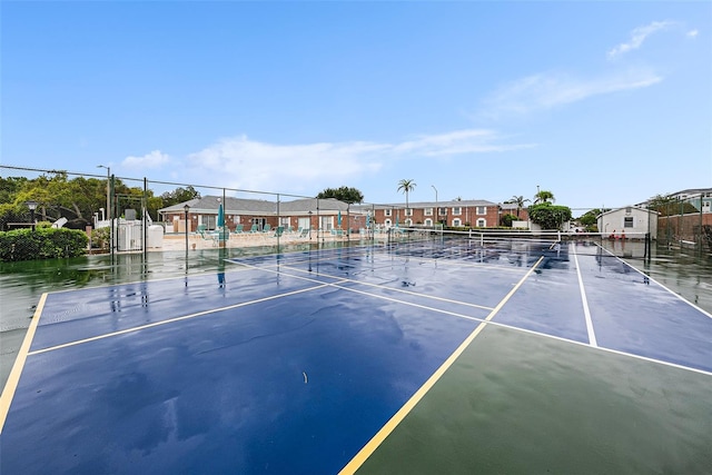 view of sport court