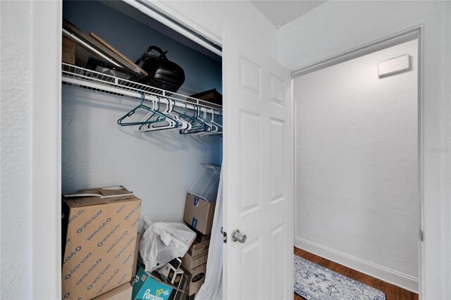 view of closet