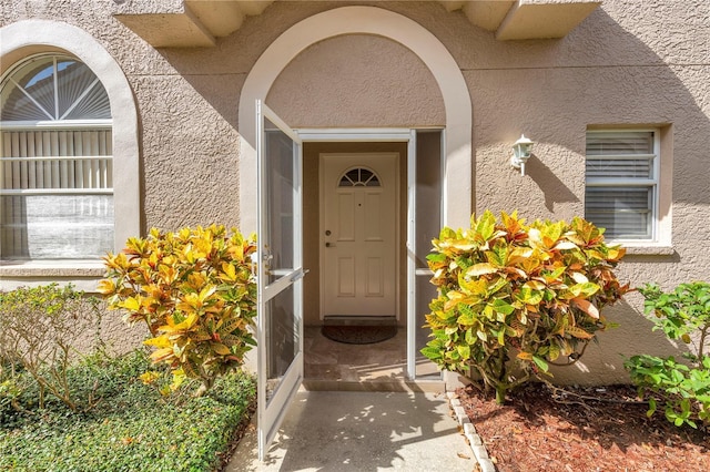 view of property entrance