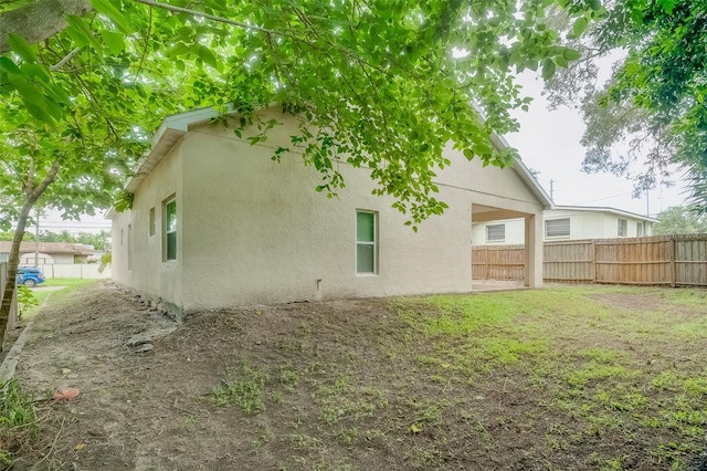 view of back of property