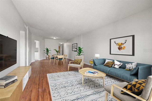 1200 N Shore Dr NE Unit 301, Saint Petersburg, FL 33701 - living area featuring wood finished floors