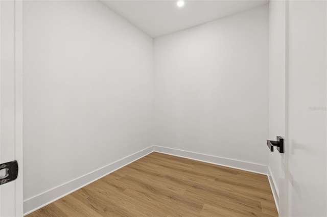 empty room featuring hardwood / wood-style floors