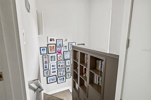 interior space with wood-type flooring