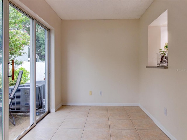 view of tiled empty room