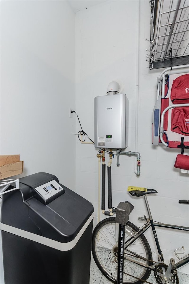 utilities with tankless water heater