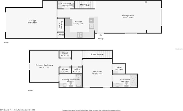 2272 Chianti Pl Unit 4-0048, Palm Harbor, FL 34683 - view of room layout