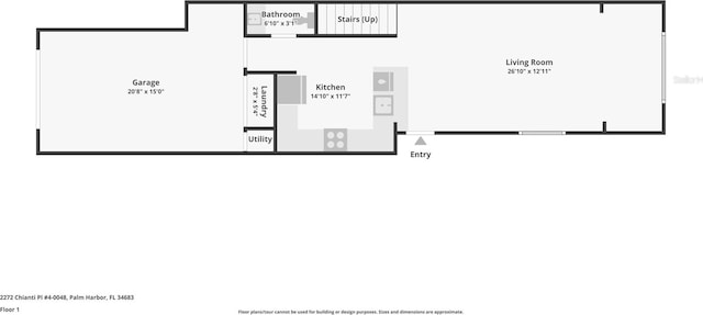 2272 Chianti Pl Unit 4-0048, Palm Harbor, FL 34683 - view of floor plan / room layout
