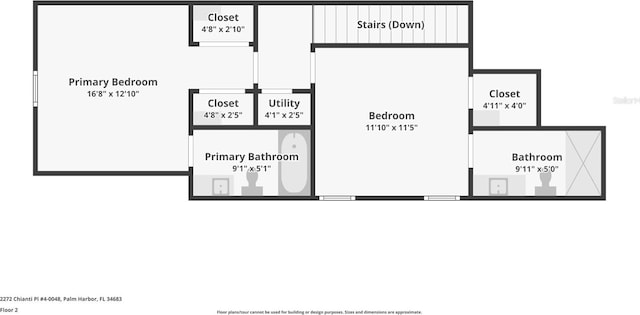 2272 Chianti Pl Unit 4-0048, Palm Harbor, FL 34683 - view of room layout