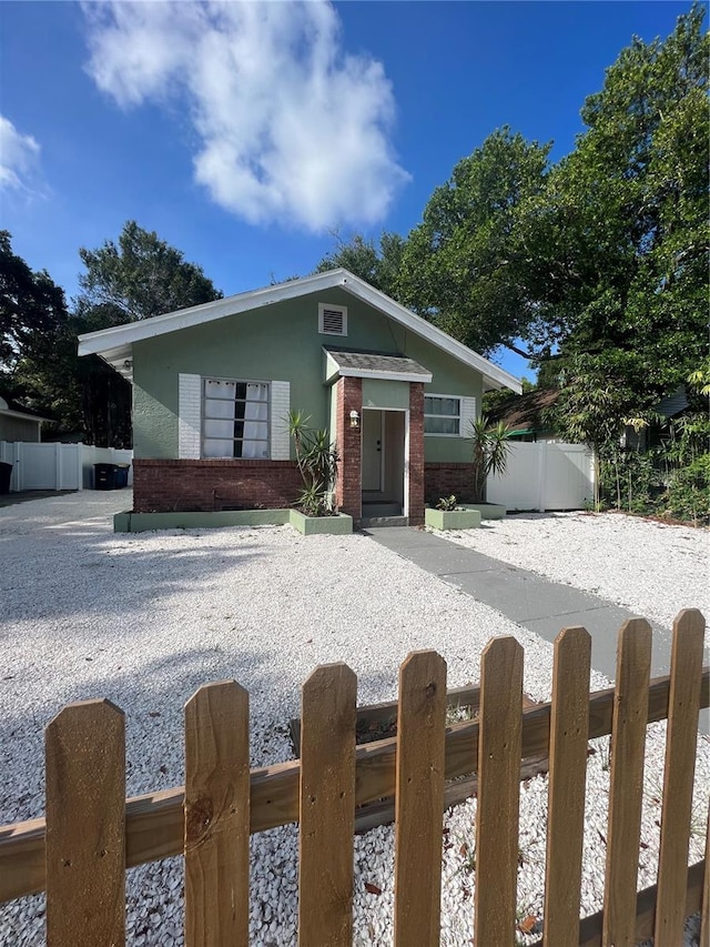 view of front of home