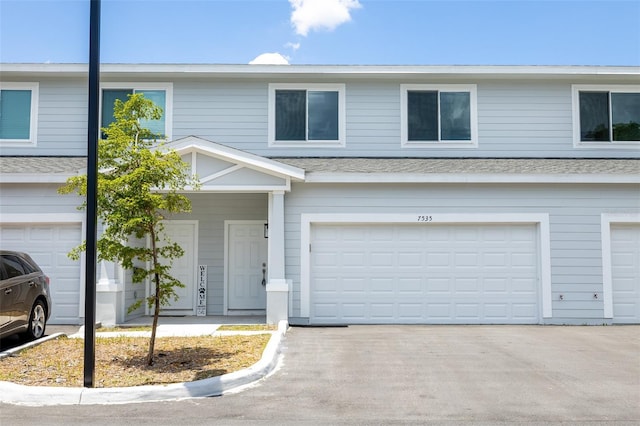 front facade featuring a garage