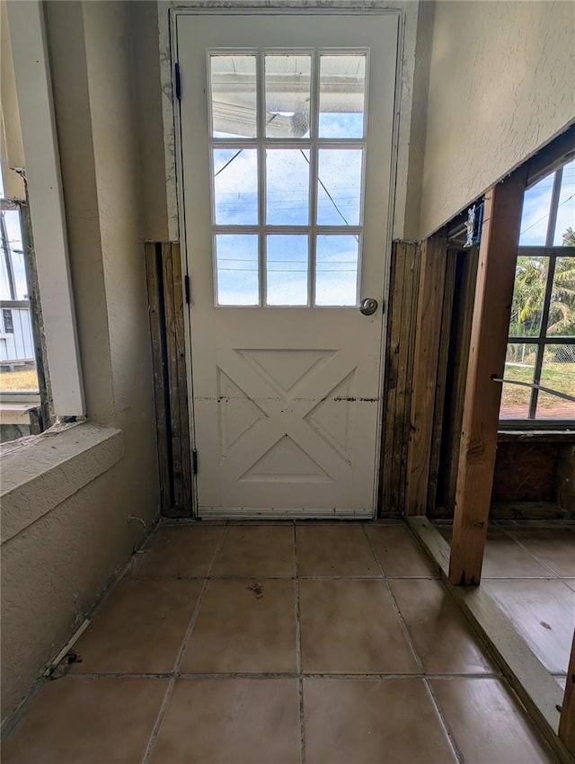 doorway featuring plenty of natural light