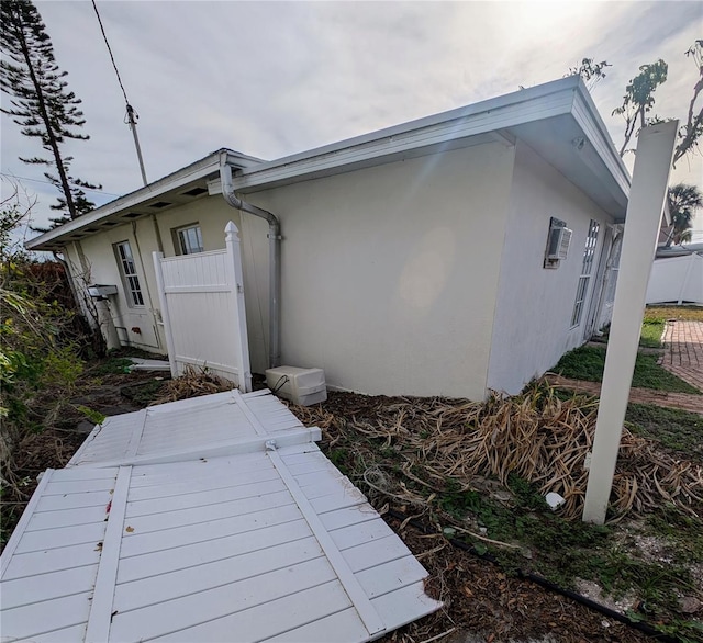 view of side of property