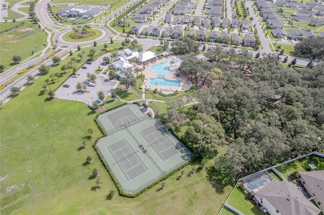 bird's eye view featuring a residential view