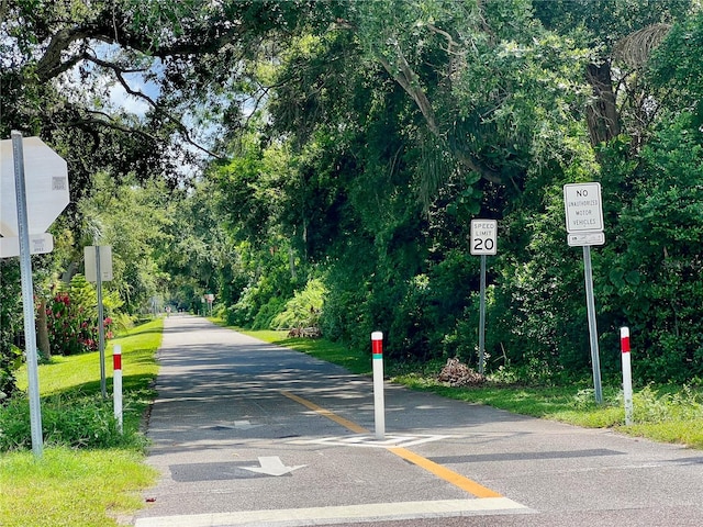 view of road