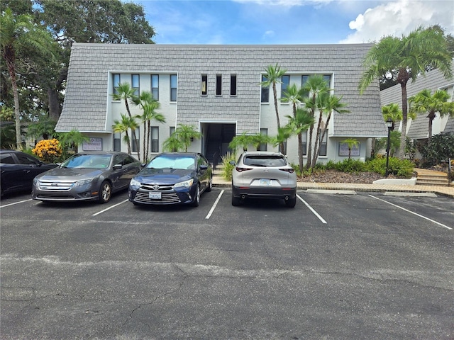 view of uncovered parking lot