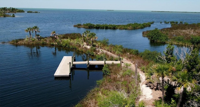 exterior space featuring a water view