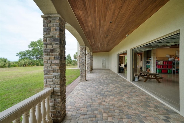 view of patio