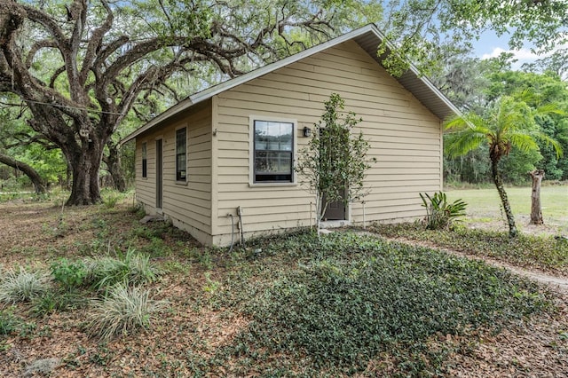 view of property exterior