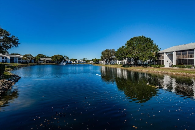 property view of water