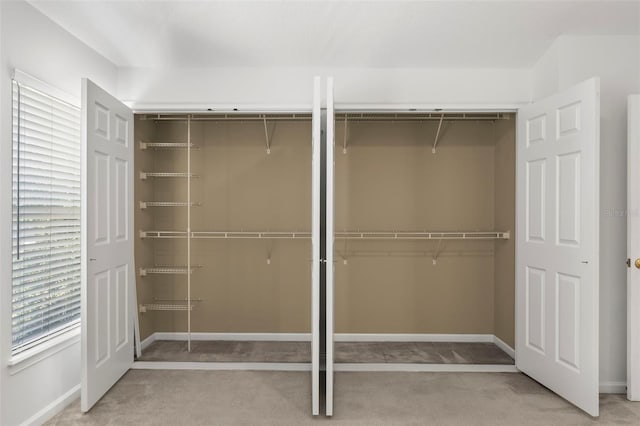 view of closet