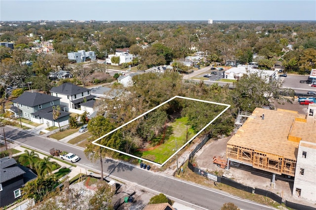 bird's eye view featuring a residential view