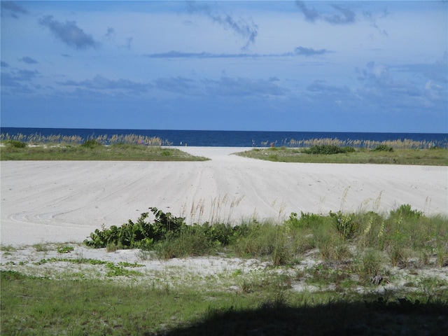 water view featuring a view of the beach