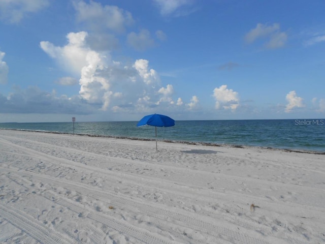 water view featuring a view of the beach