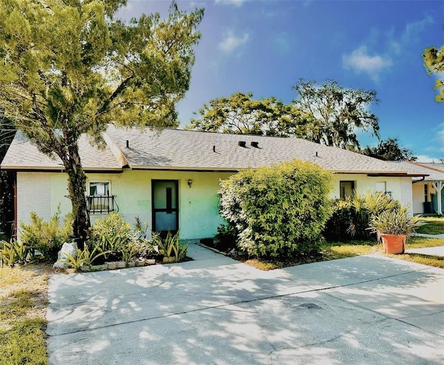 view of ranch-style house