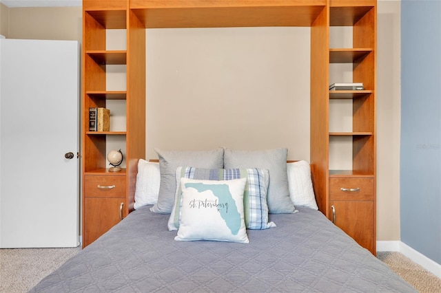 bedroom featuring carpet flooring