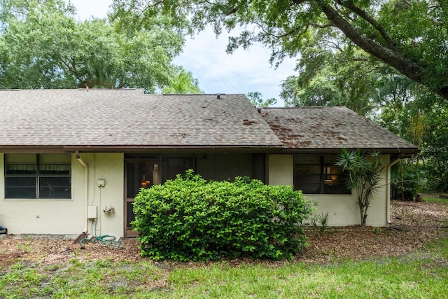 view of back of property