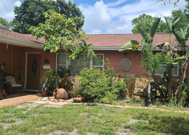 view of ranch-style home