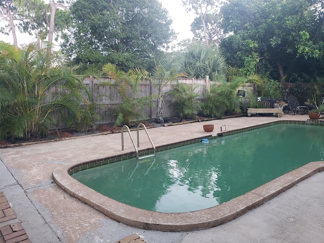 view of pool