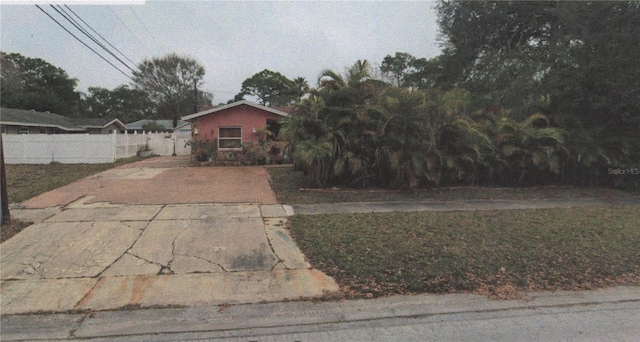 view of front of home