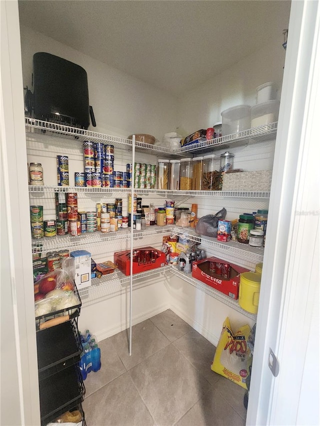 view of pantry