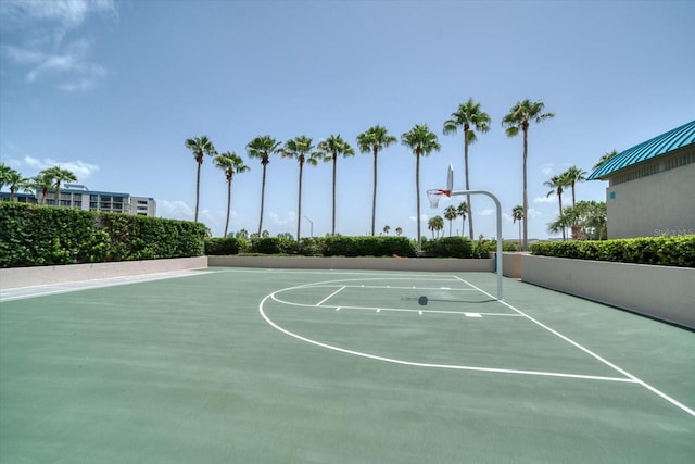 view of sport court