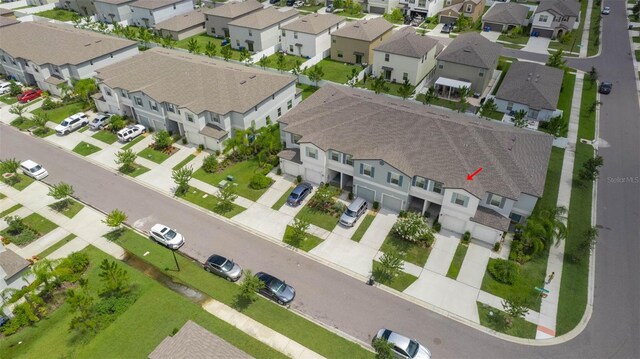 7203 Sweet Alyssum Ct, Tampa, FL 33619 - birds eye view of property featuring a residential view