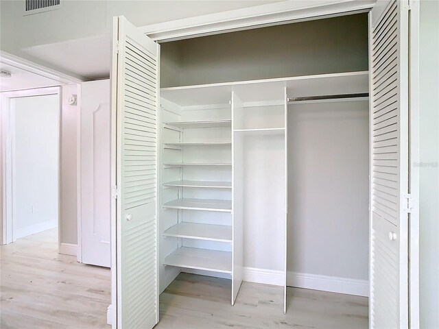 view of closet