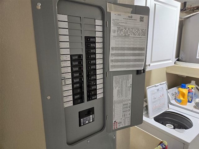 utility room with electric panel